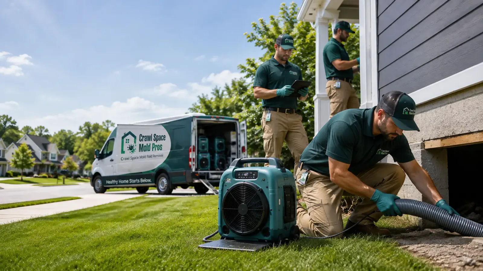 Crawl Space Mold Removal in West Virginia